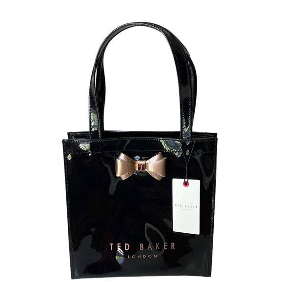 Ted Baker London Bags Nwt Ted Baker Gel Mini Tote Bag In Black